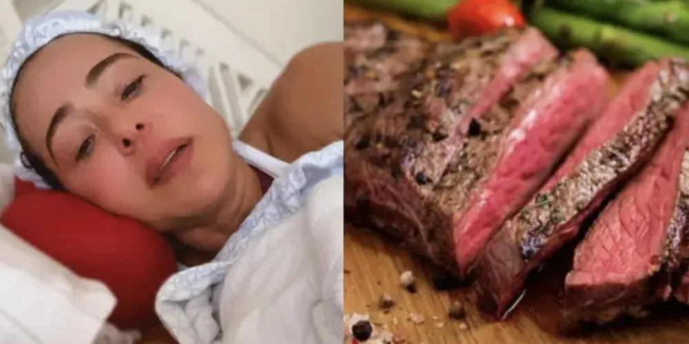 Cássia revelou que chegou a ser medicada por via intravenosa