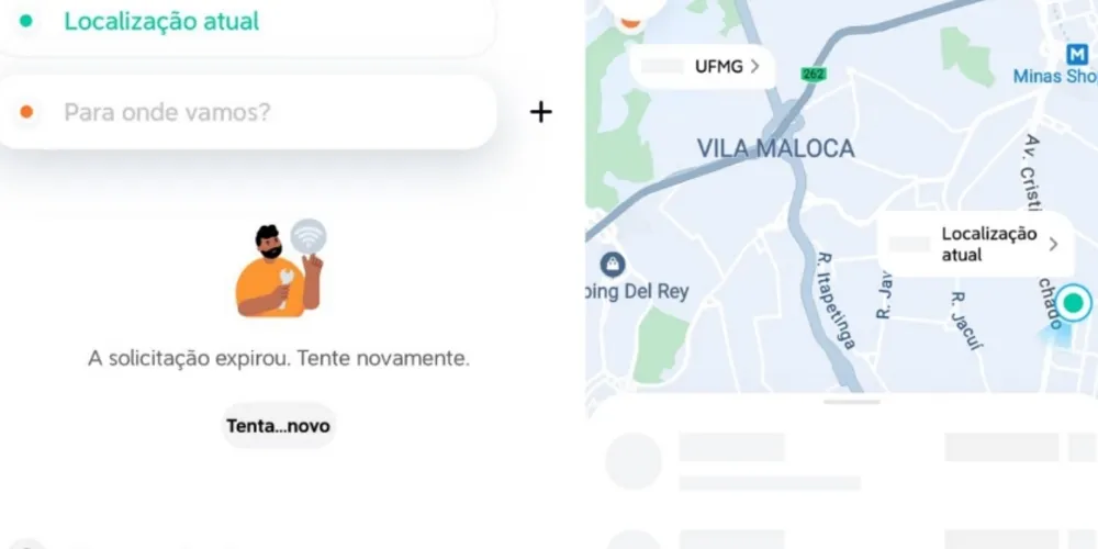 Aplicativo de mobilidade 99 está com instabilidade na manhã desta quarta