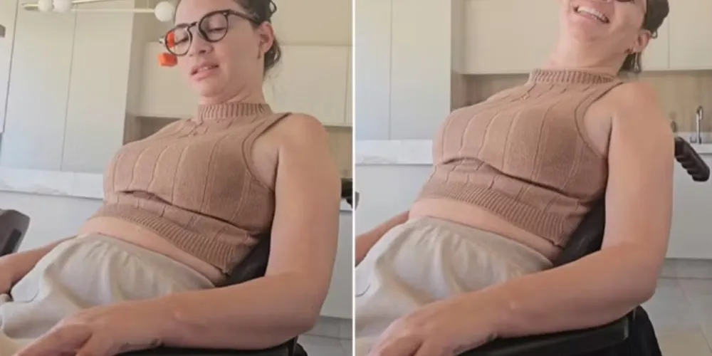 Lais Souza celebra ao sentir nova sensibilidade no corpo; ex-ginasta ficou tetraplégica após grave acidente