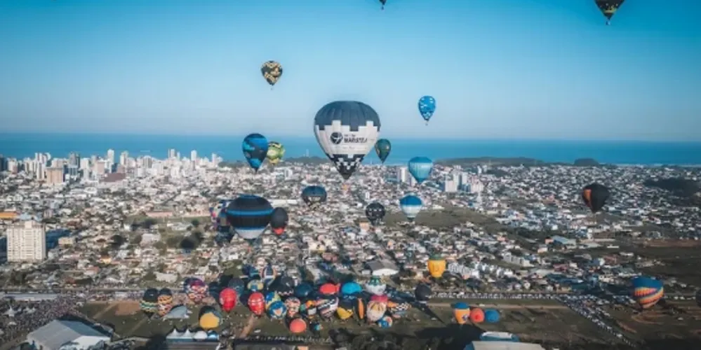 Festival terá como atrações principais balões com voos cativos