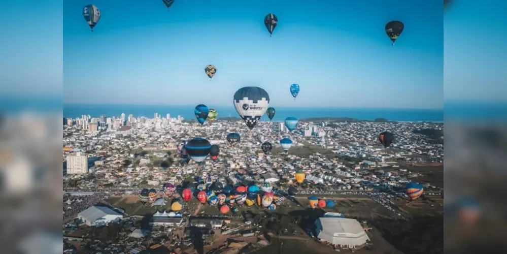 Festival terá como atrações principais balões com voos cativos