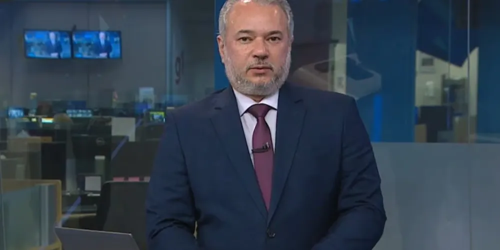 Wilson Soler em sua última edição do Boa Noite Paraná, em 4 de setembro