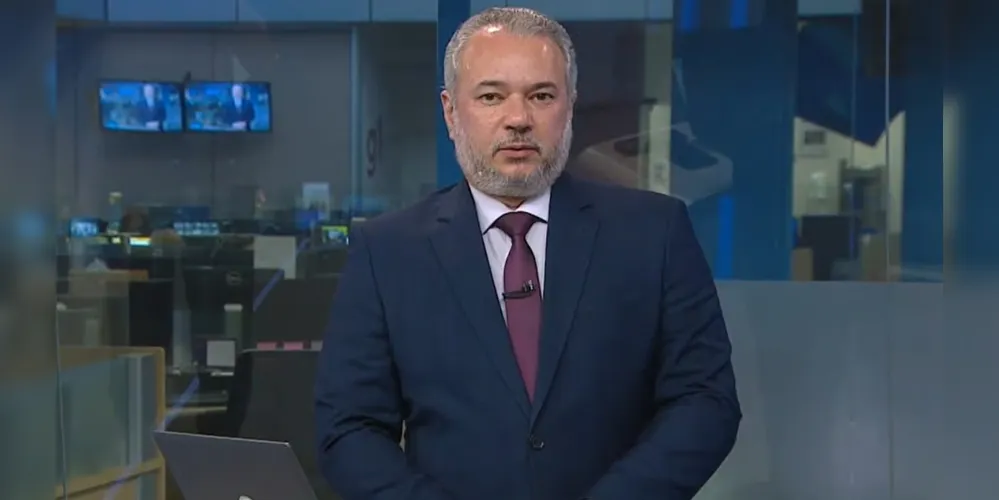 Wilson Soler em sua última edição do Boa Noite Paraná, em 4 de setembro