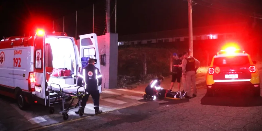 Situação ocorreu na rua Vicente Espósito; Samu esteve no local