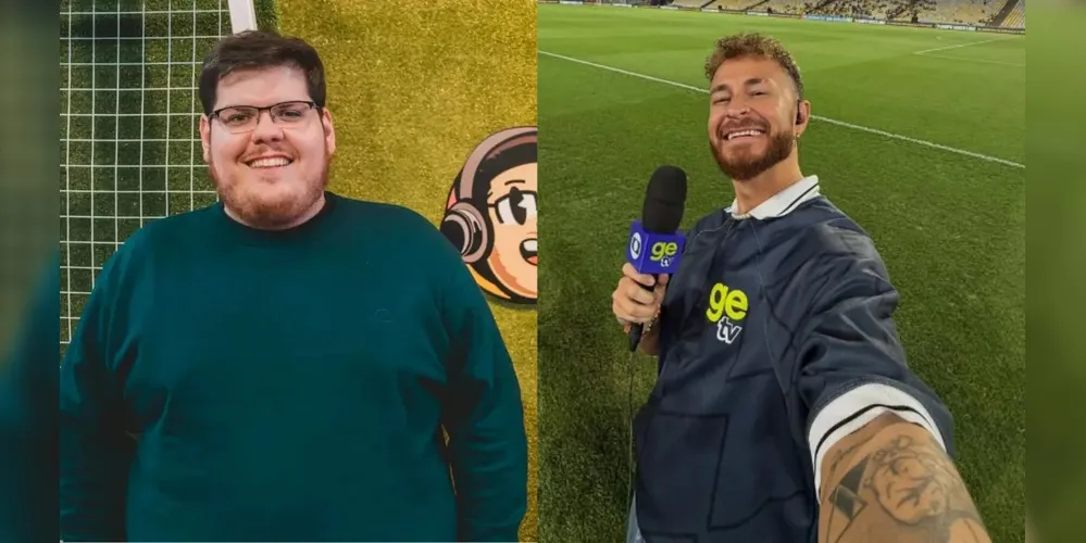 Casimiro, da CazéTv, e Fred Bruno, da Ge TV