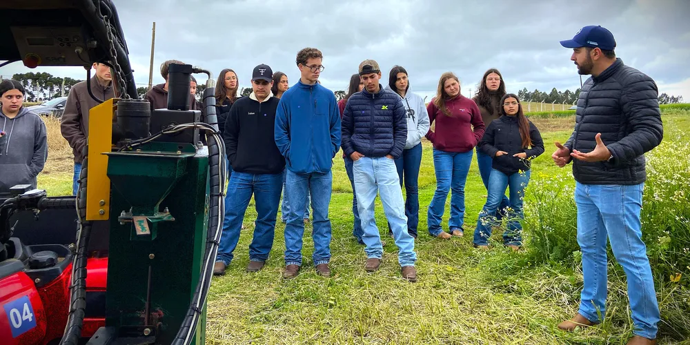 Alunos do curso de Agronomia participaram da atividade