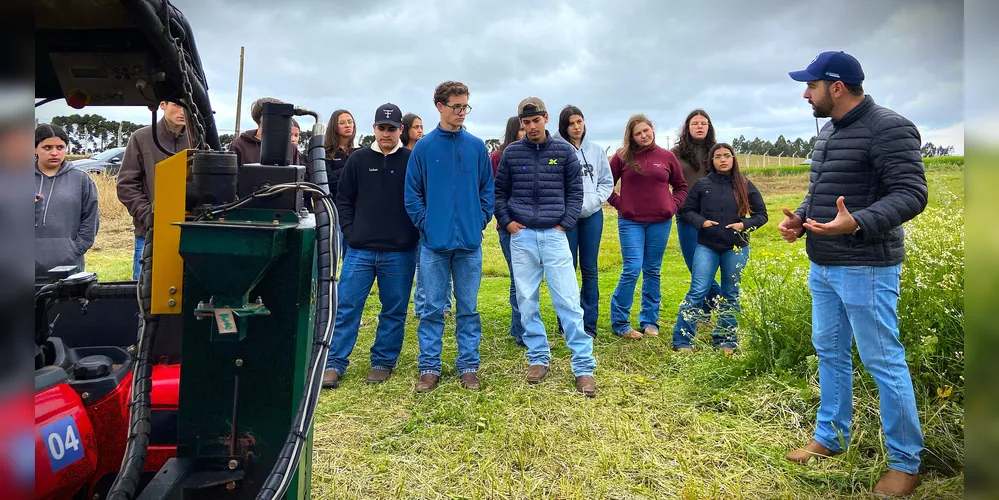 Alunos do curso de Agronomia participaram da atividade