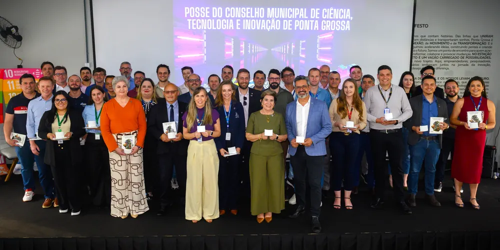 Conselheiros que integram o CMCTI de Ponta Grossa