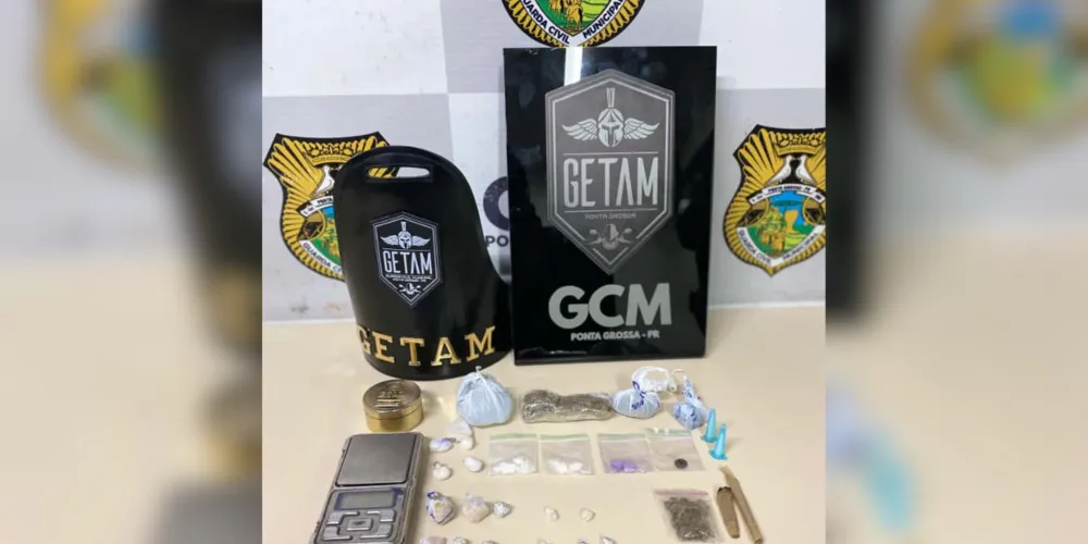 Itens apreendidos pela Getam