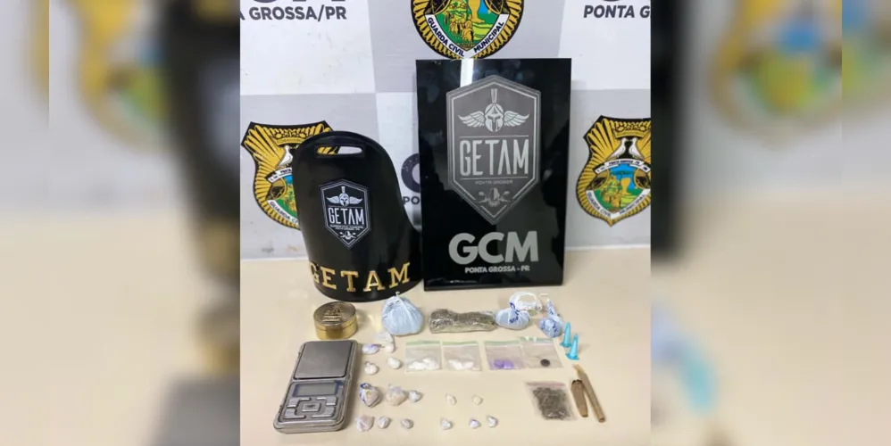 Itens apreendidos pela Getam