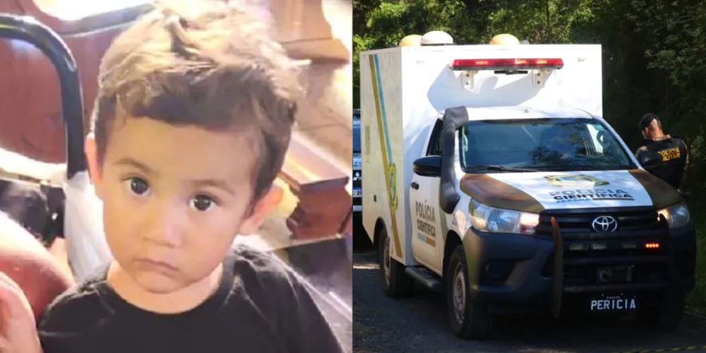 O corpo achado no local é do menino Arthur, de 2 anos
