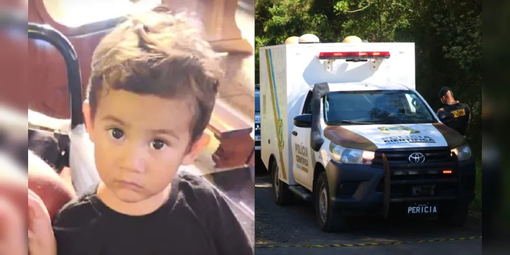O corpo achado no local é do menino Arthur, de 2 anos