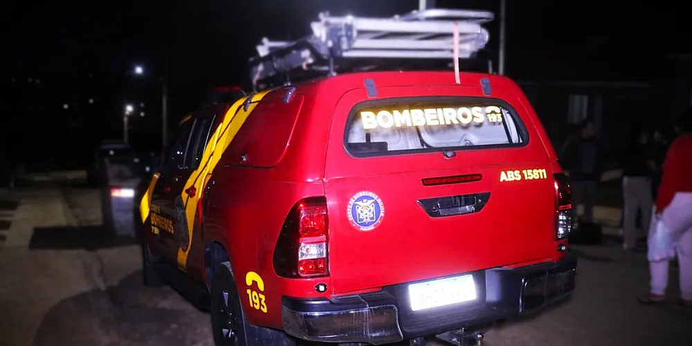 Equipe do Corpo de Bombeiros foi acionada para a ocorrência