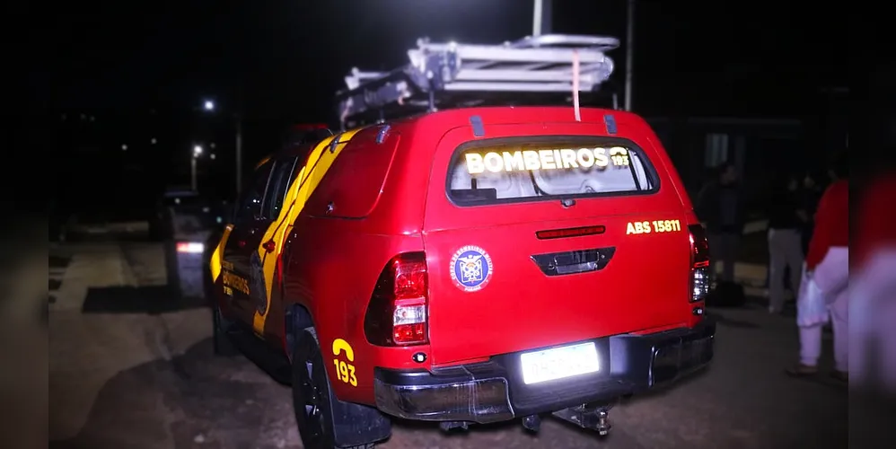 Equipe do Corpo de Bombeiros foi acionada para a ocorrência