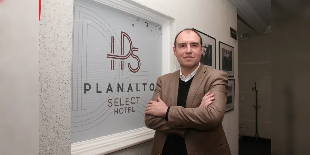 Daniel Wagner atua há mais de 25 anos no trade hoteleiro de Ponta Grossa.