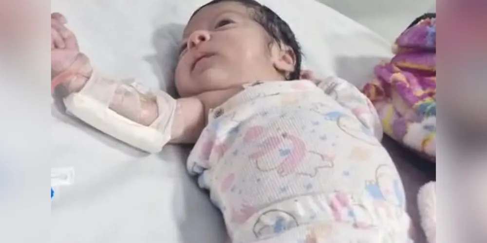 Lunna, de apenas dois meses