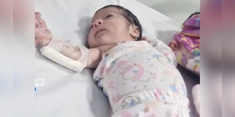 Lunna, de apenas dois meses
