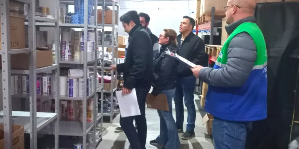 Ação teve apoio da Polícia Civil, Procon e Receita Estadual