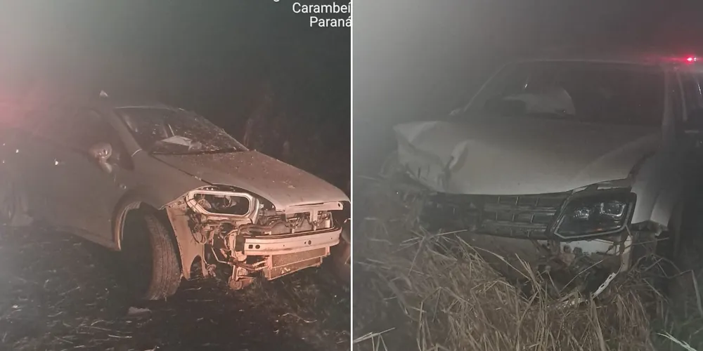 Motorista envolvido abandonou o carro e fugiu