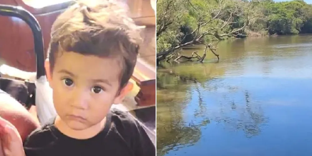 O corpo de Arthur foi encontrado às margens do Rio Tibagi por um pescador