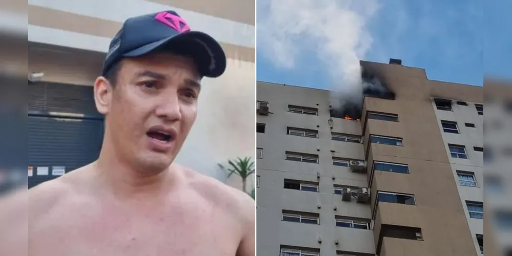 Moradores agiram rapidamente