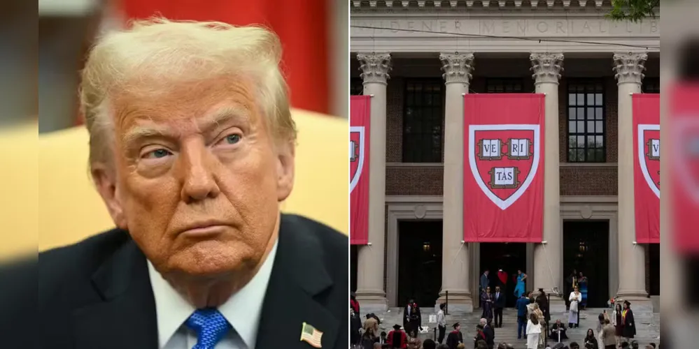 Donald Trump e a Universidade de Harvard