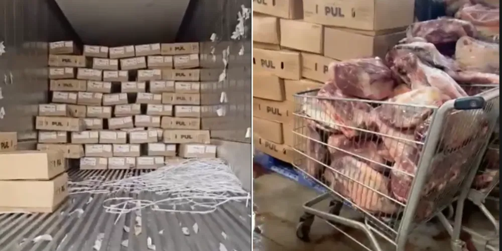 A carga foi recuperada pela Polícia Civil