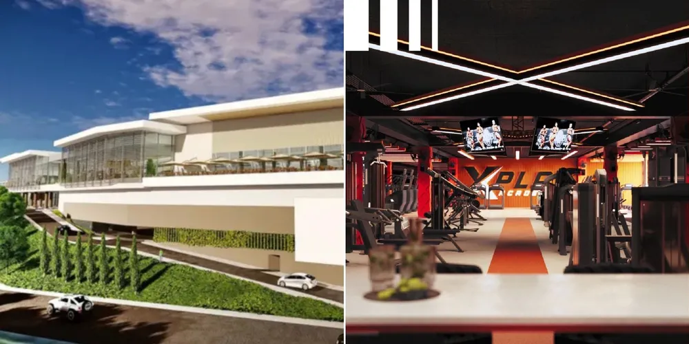 Interior de uma das unidades da academia