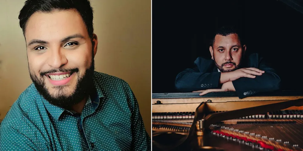 O contratenor João Luiz Júnior e o pianista Diego Willian se apresentarão no Conservatório