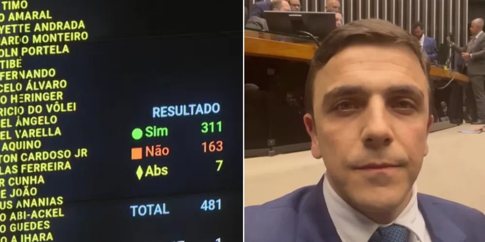 Deputado Aliel Machado justifica voto