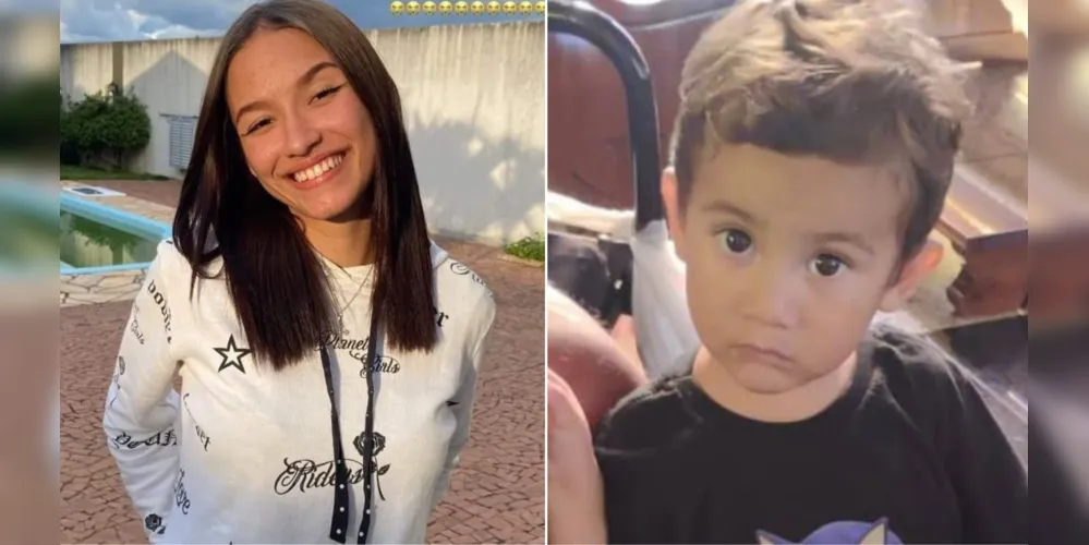 Isis Victoria Mizerski e Arthur da Rosa Carneiro