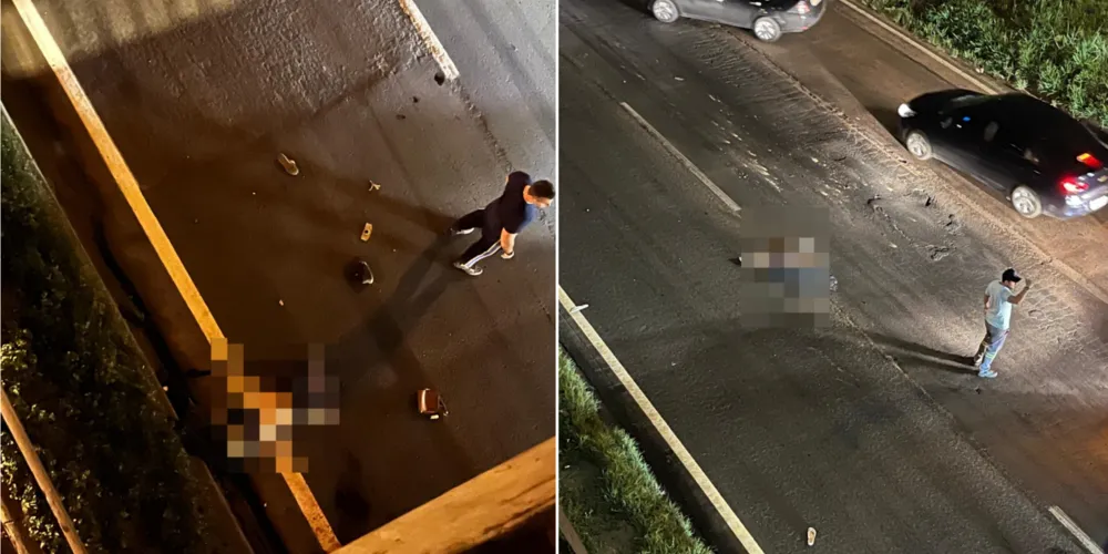 Um homem e uma mulher morreram no local