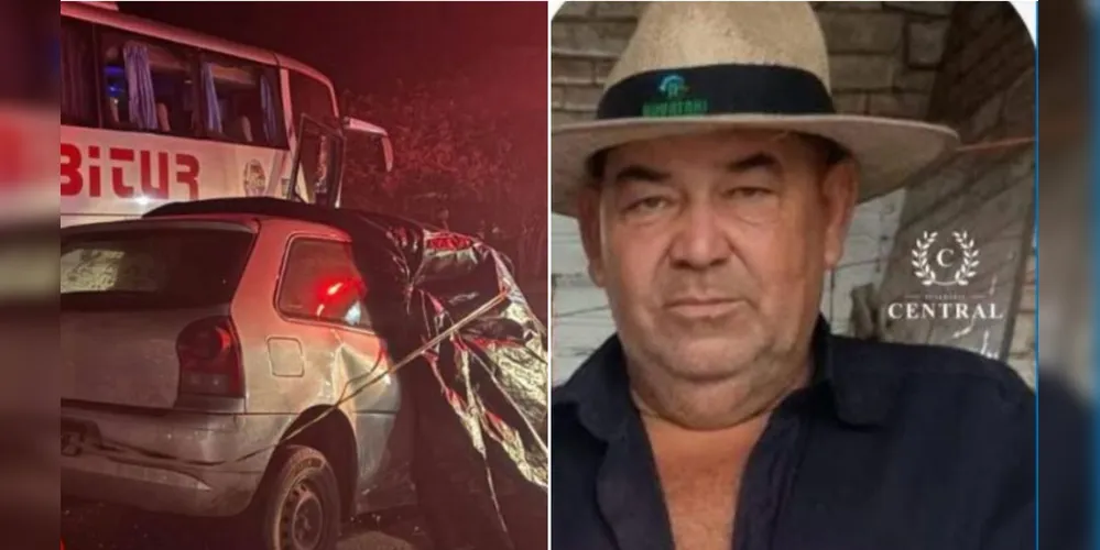 Elio Sislowski que conduzia o carro, morreu no local. Já no ônibus estavam 33 passageiros que não se feriram