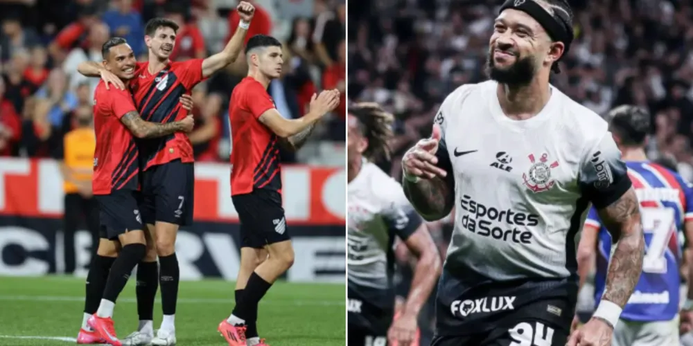 Athletico e Corinthians se enfrentam às 21h30, em Curitiba