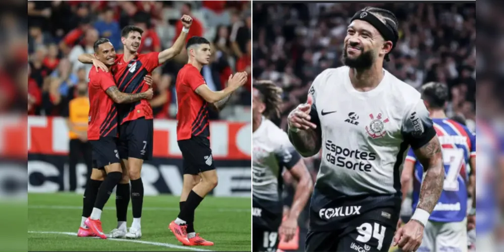 Athletico e Corinthians se enfrentam às 21h30, em Curitiba