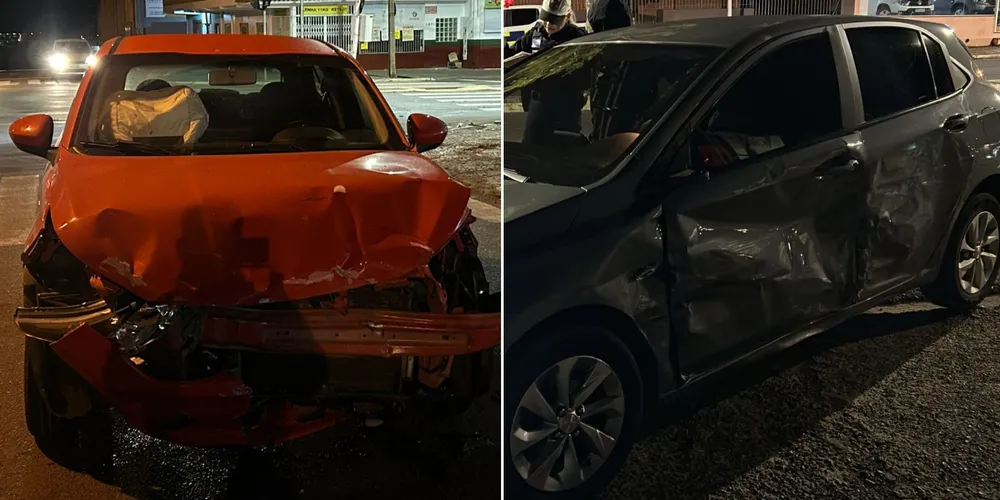 Condutor do Chevrolet Ônix sofreu uma contusão no braço