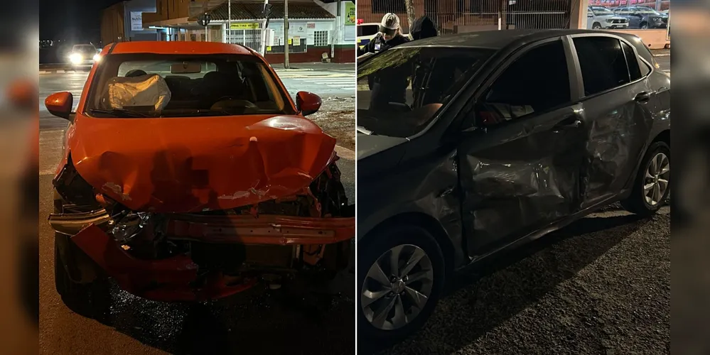 Condutor do Chevrolet Ônix sofreu uma contusão no braço