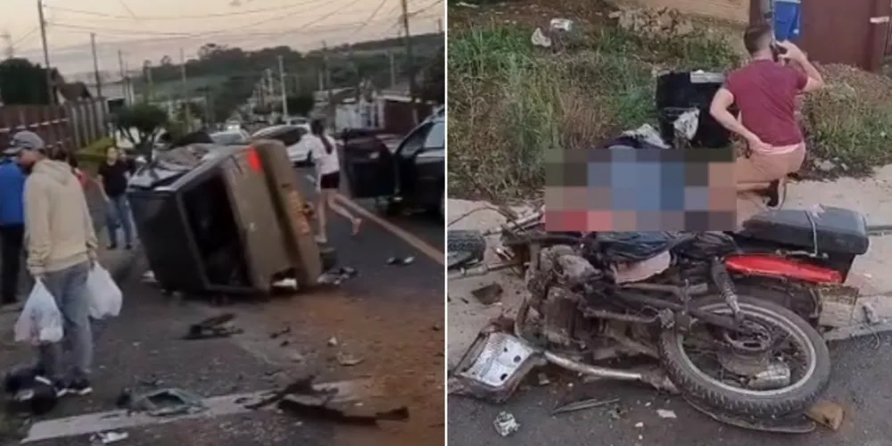 Colisão foi registrada às 18h25