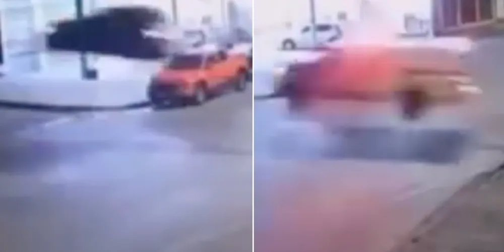 Veículos "voaram" avenida durante perseguição