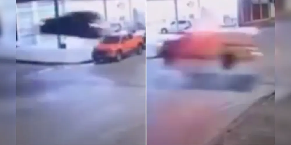 Veículos "voaram" avenida durante perseguição