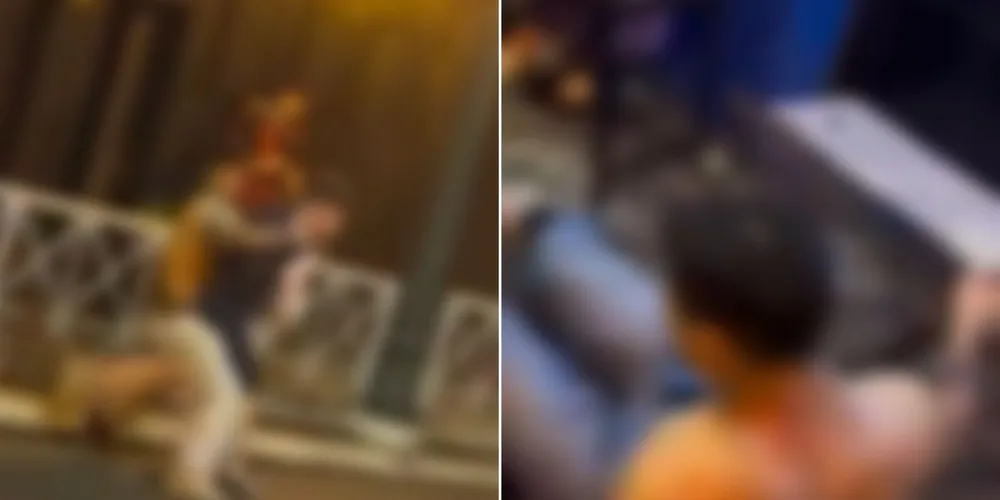 Jovens usaram cadeiras para se agredir