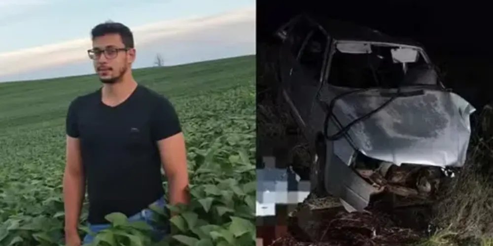 Edwilson foi ejetado para fora do veículo no acidente