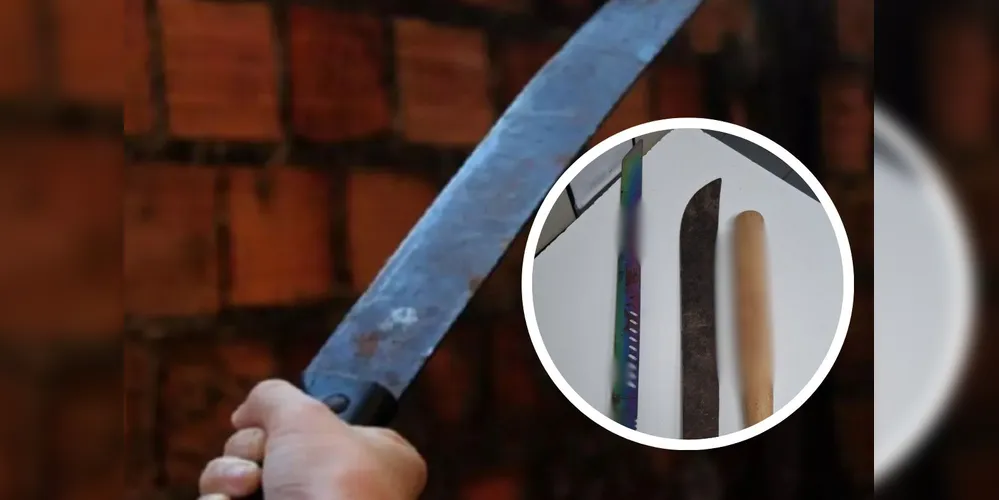 Um dos filhos afirmou ter golpeado o pai duas vezes no braço com o facão, enquanto o outro disse que arremessou uma mesa contra a vítima para defender o irmão