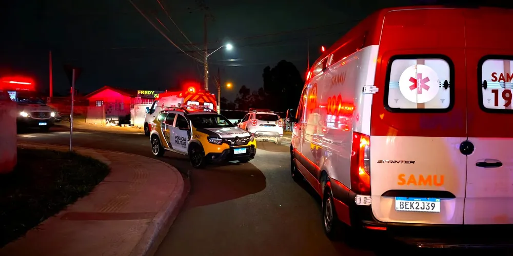 Várias equipes de socorro foram acionadas para a ocorrência