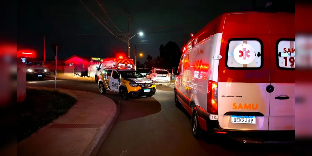 Várias equipes de socorro foram acionadas para a ocorrência