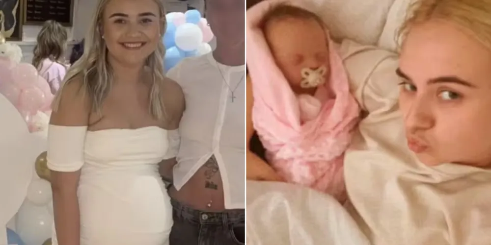 Kira Cousins fez uma festa no estilo "chá de bebê" antes do "nascimento" de seu bebê reborn