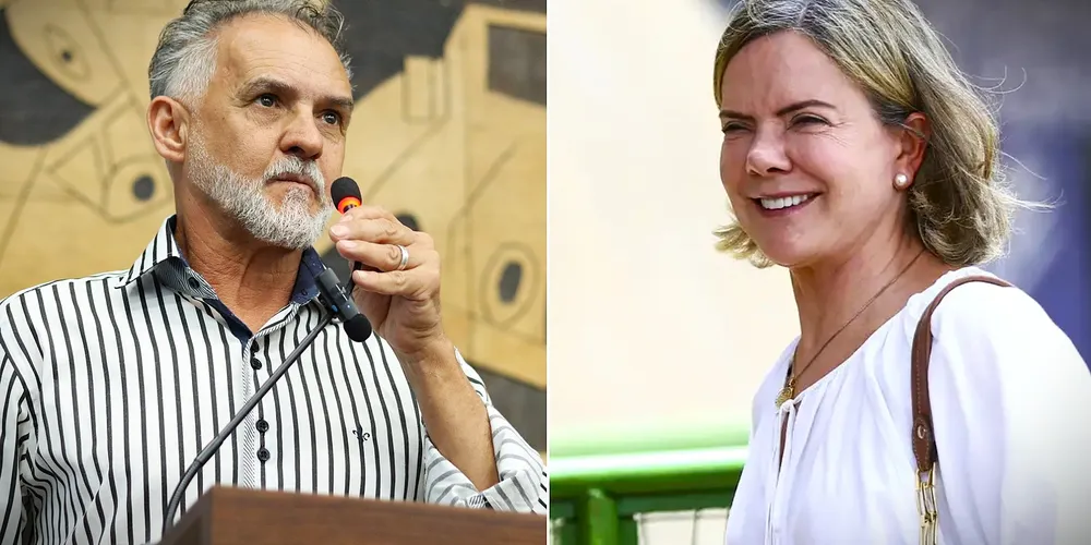 Vereador Florenal e ministra Gleisi Hoffmann