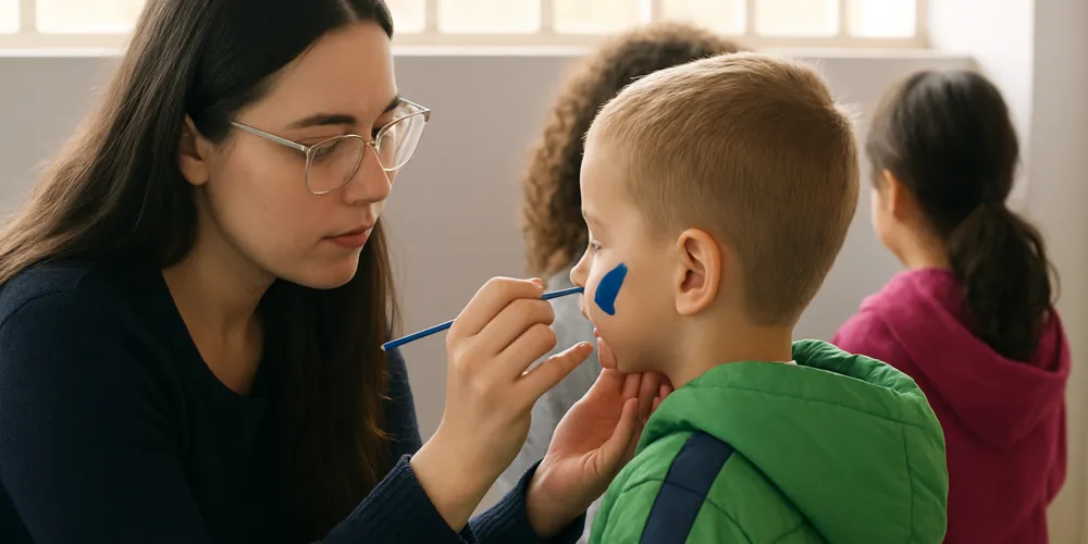 Voluntários podem promover atividades como contação de histórias, pintura no rosto, esportes e eventos beneficentes