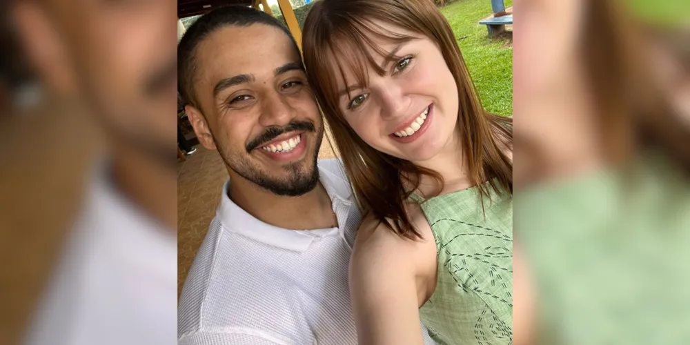 Thomas e Paloma se conheceram em uma agência de banco em Ponta Grossa e estão juntos desde dezembro de 2024