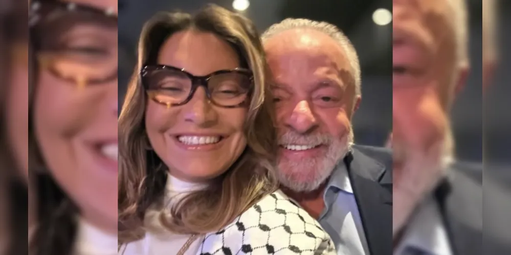 Presidente Lula (PT) e primeira-dama compartilham imagens no show de Maria Bethânia